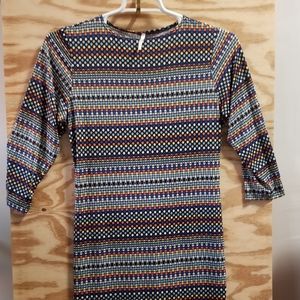 Good Time Women's Midi Dress‎ 1X Stretch